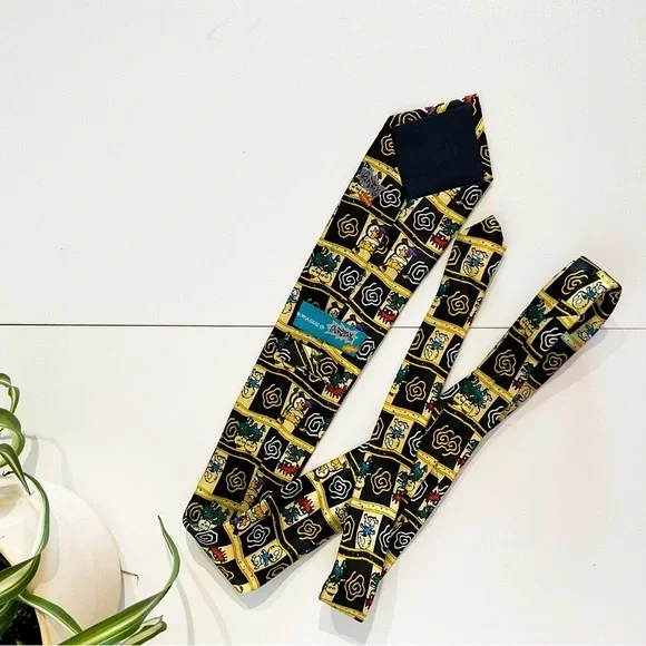 VINTAGE 90S RUGRATS Silk Men's Necktie - Picture 4 of 8